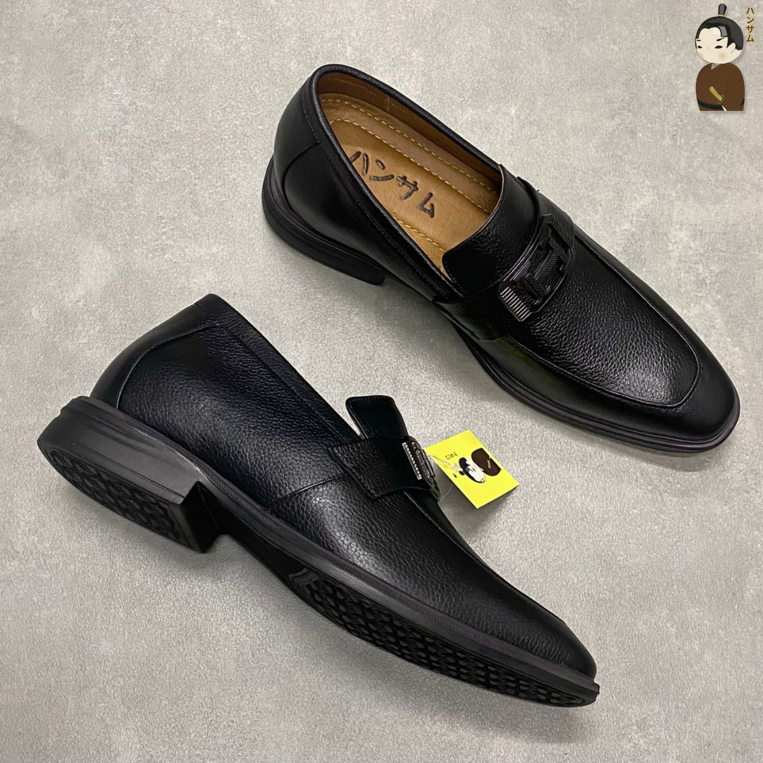  Hansamu Shin - 6cm Elevator Loafers DGD15 Black 