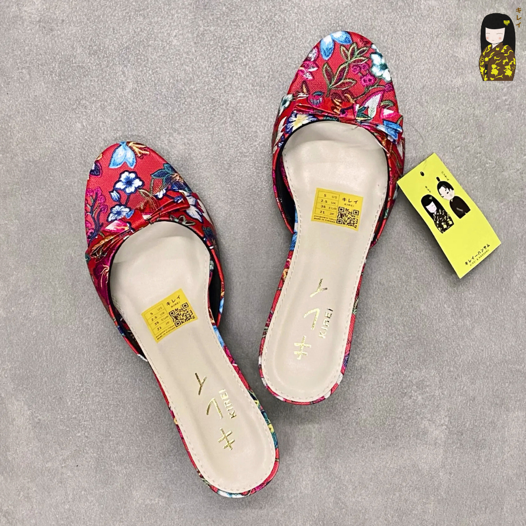  Kirei Biteki - Office Kitten Heel HH18 Red 