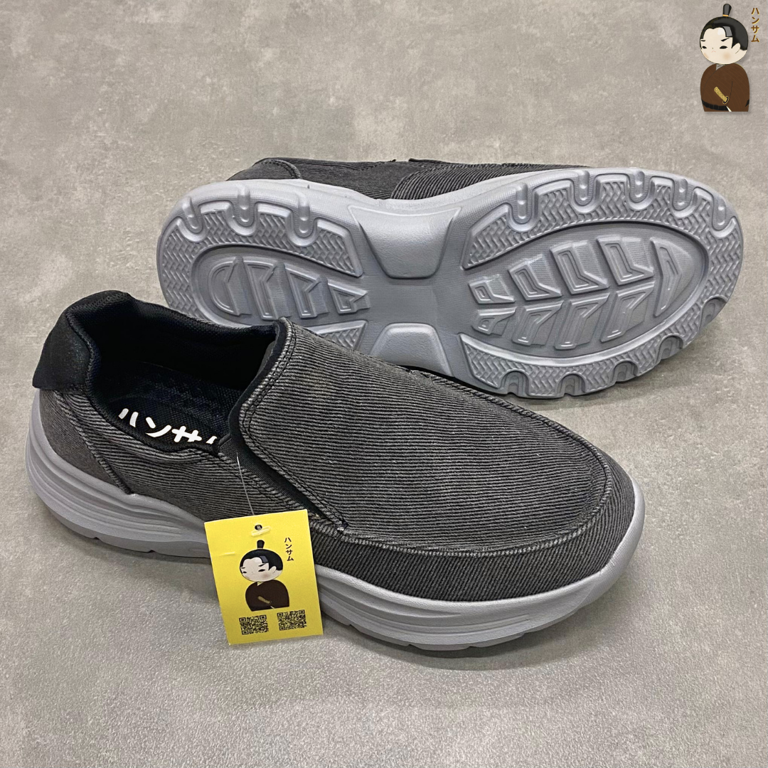  Hansamu Nin - Walk Slip-On BG09 Dark Grey 