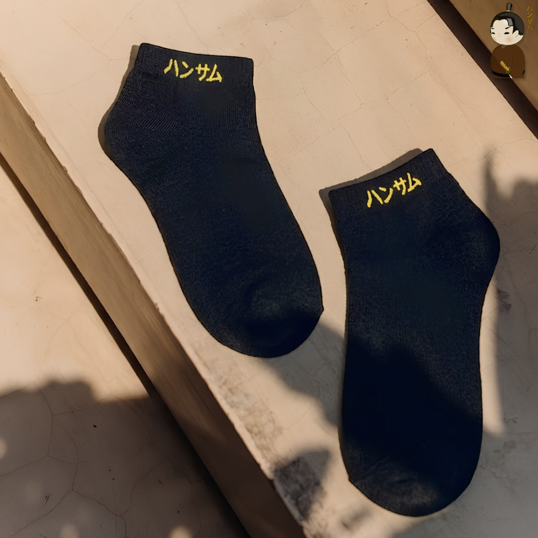  [Combo 13 đôi] Vớ Hansamu Shinobi active sock VNS01 Black 