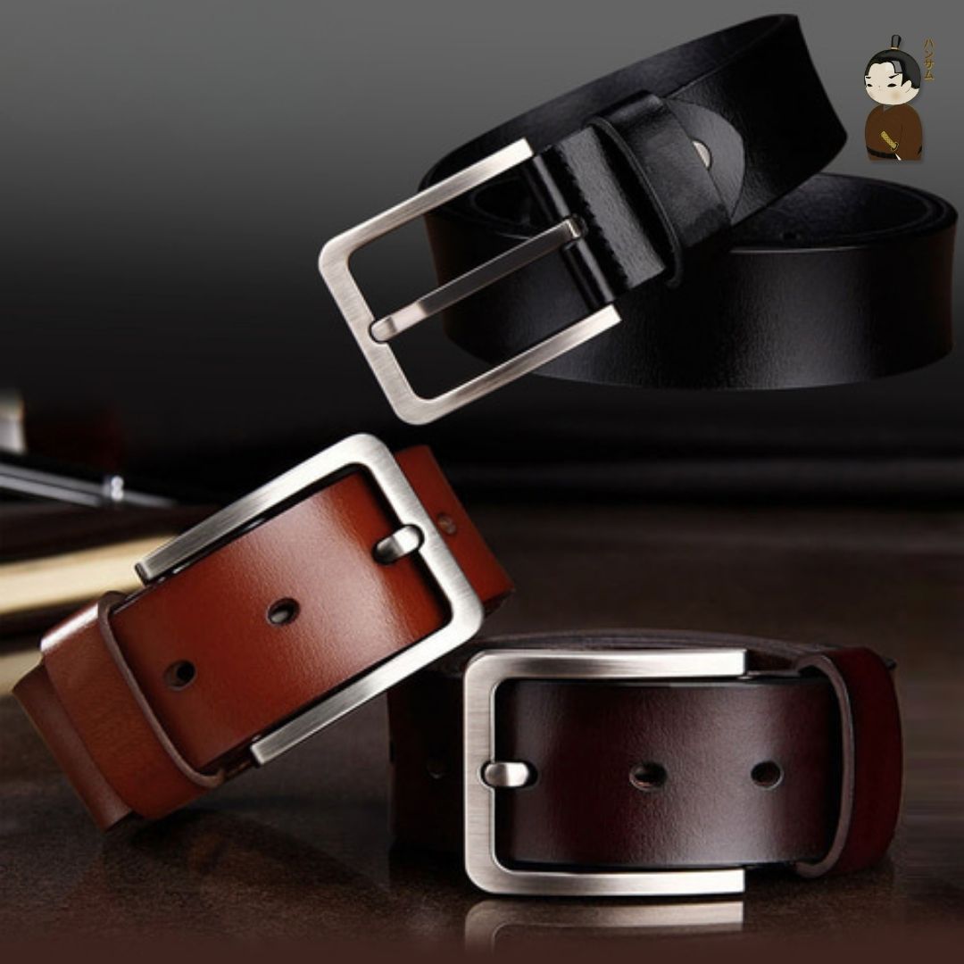  Hansamu Rin - Leather Belt BGA3 Maroon 