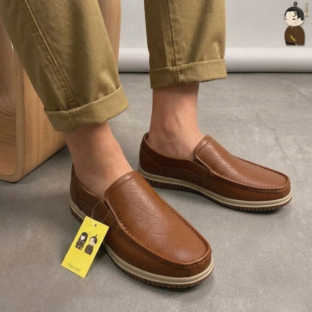  Hansamu Rin - Office Loafer LA1 Brown 