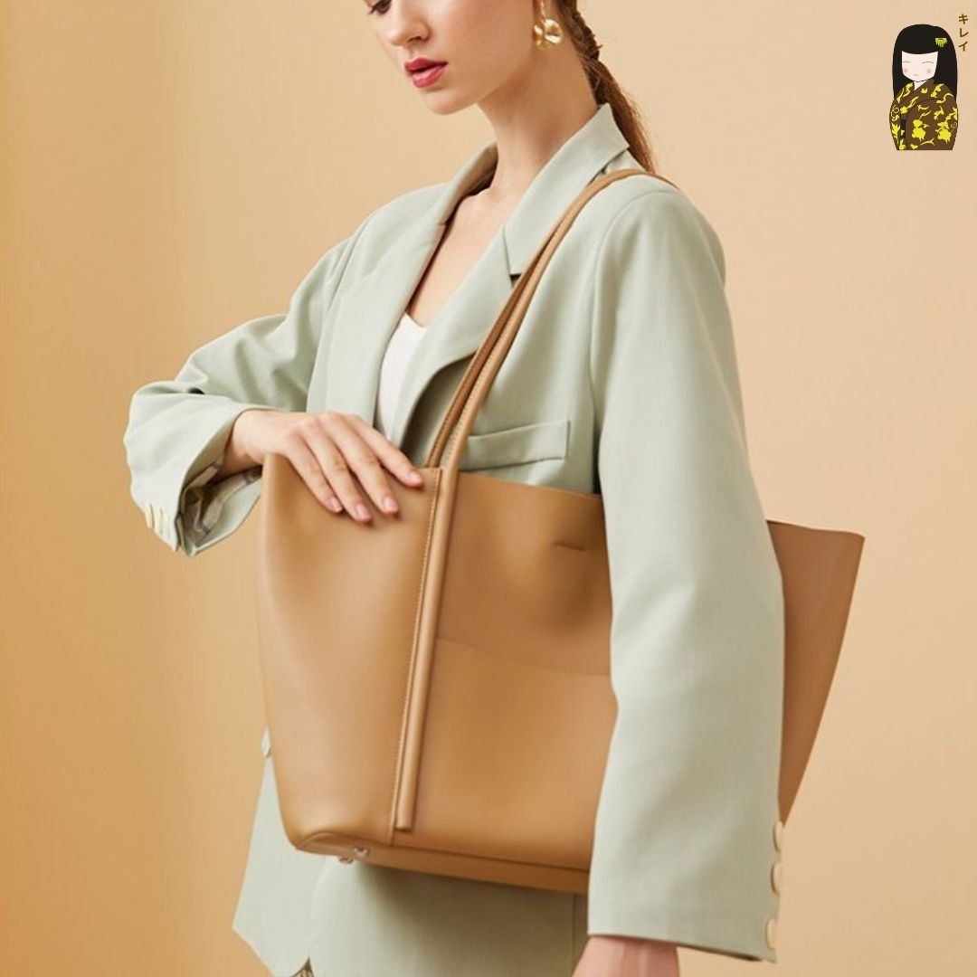  Kirei Yugen Tote Bag BGB1 L.Brown 