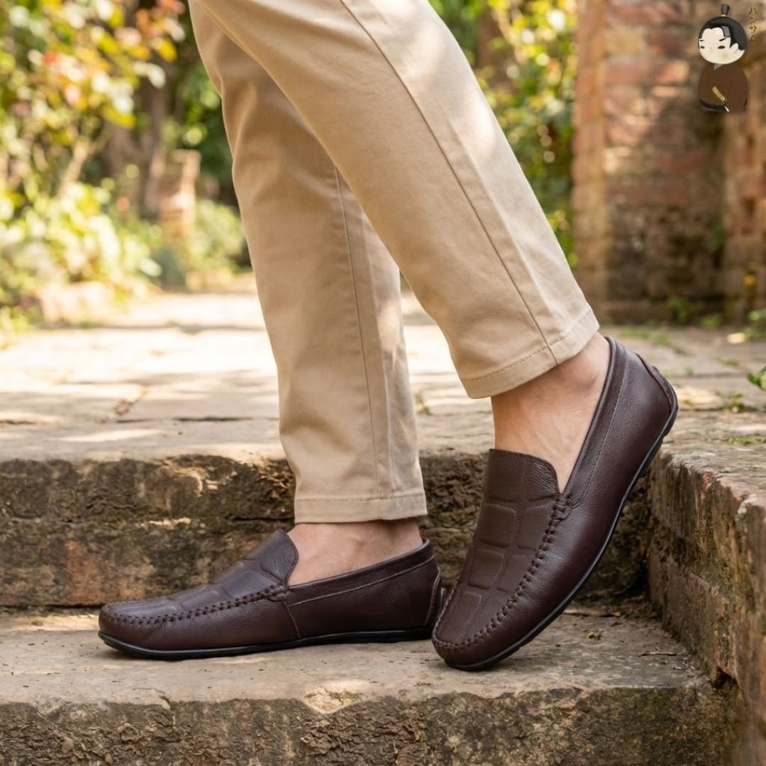  Hansamu Kai - Office Moccasin DGD9 Brown 