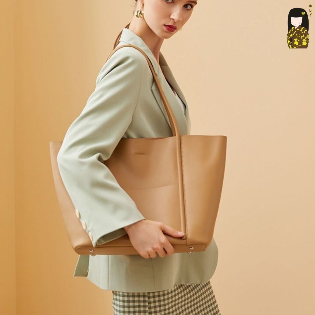  Kirei Yugen Tote Bag BGB1 L.Brown 