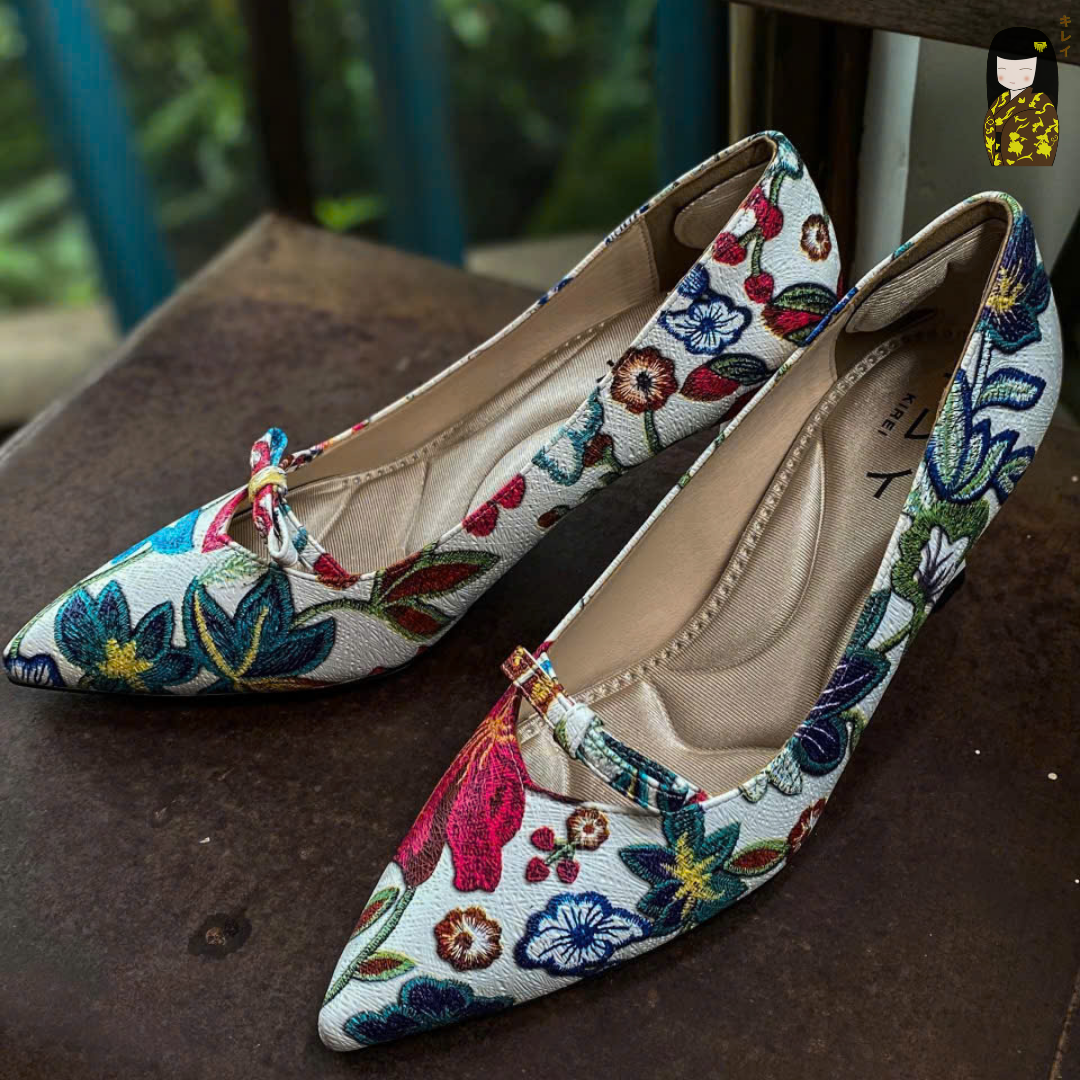  Giày cao gót nữ Kirei Biteki CP03 màu Trắng - Kitten heel công sở 