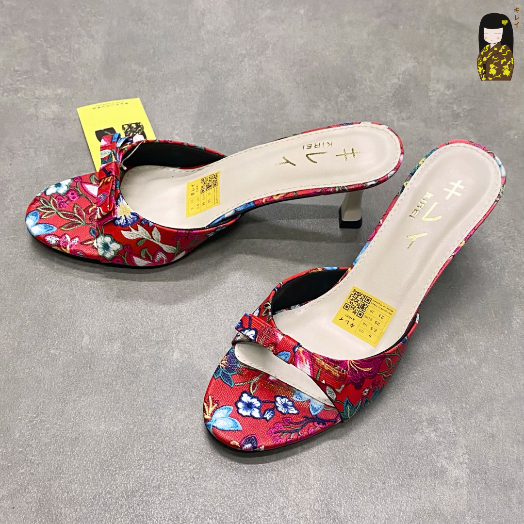  Kirei Biteki - Office Kitten Heel HH18 Red 