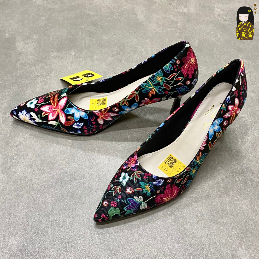  Giày cao gót nữ Kirei Biteki CP02 màu Đen - Kitten heel công sở 