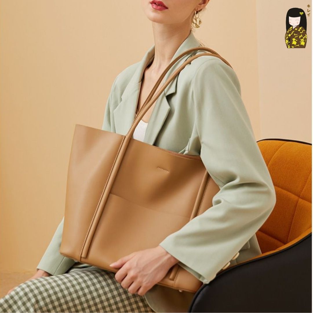  Kirei Yugen Tote Bag BGB1 L.Brown 