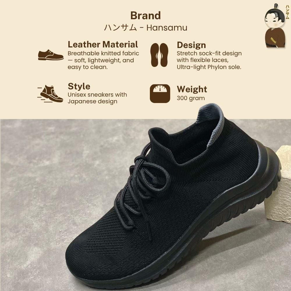  Hansamu Jin - Walk Sneakers BG04 Black 
