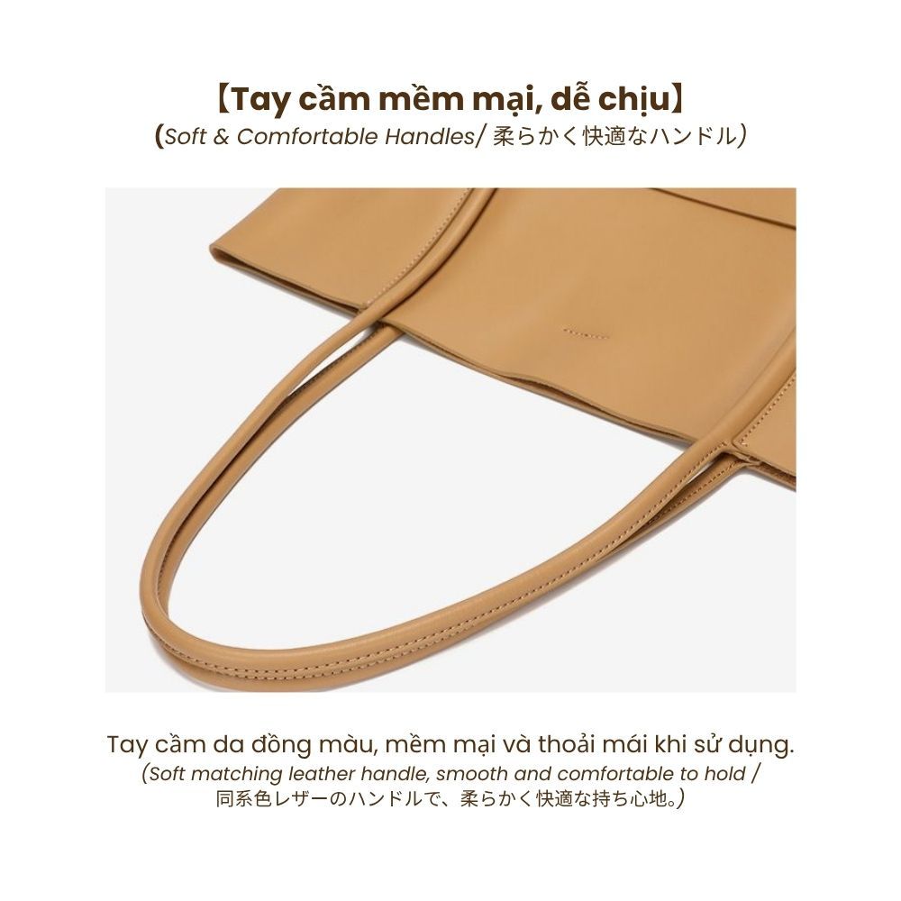  Kirei Yugen Tote Bag BGB1 L.Brown 