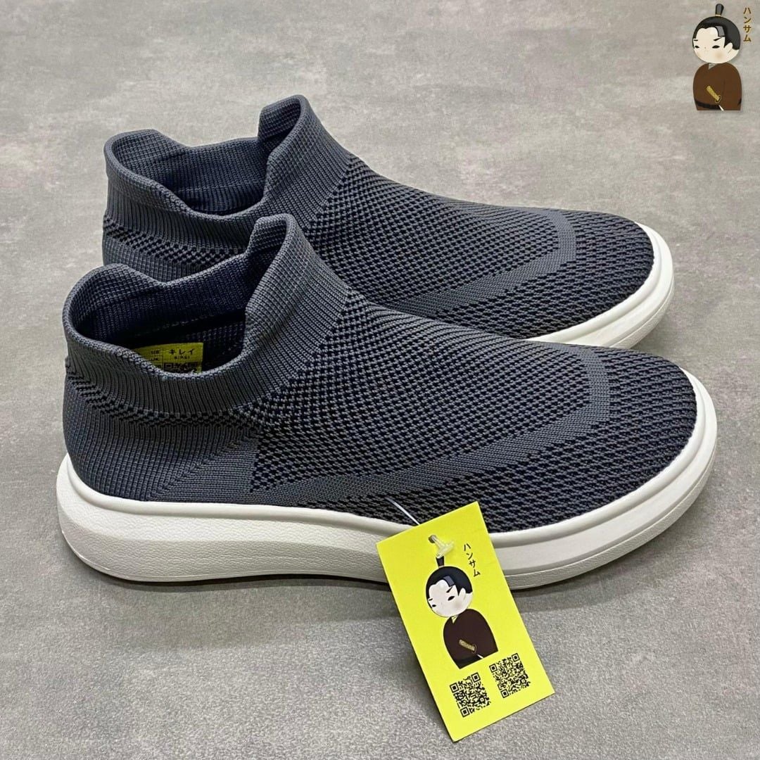  Hansamu Nin - Walk Slip-On BG05 Grey 