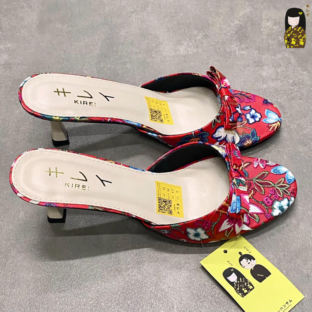  Kirei Biteki - Office Kitten Heel HH18 Red 