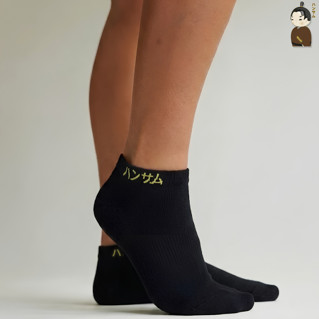 [Combo 7 đôi] Vớ Hansamu Shinobi active sock VNS01 Black 