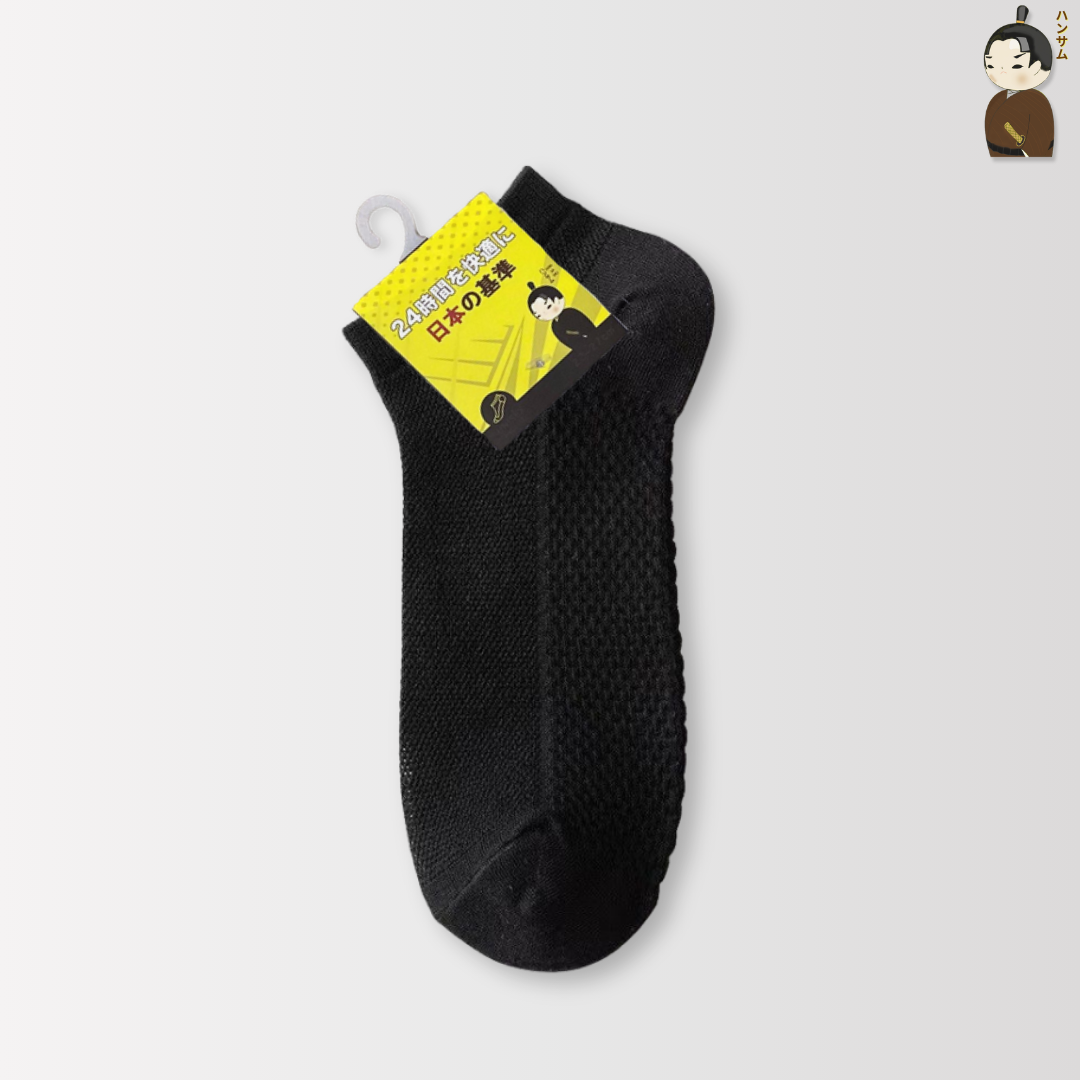  Hansamu Shinobi - Daily Sock BG14 Black 