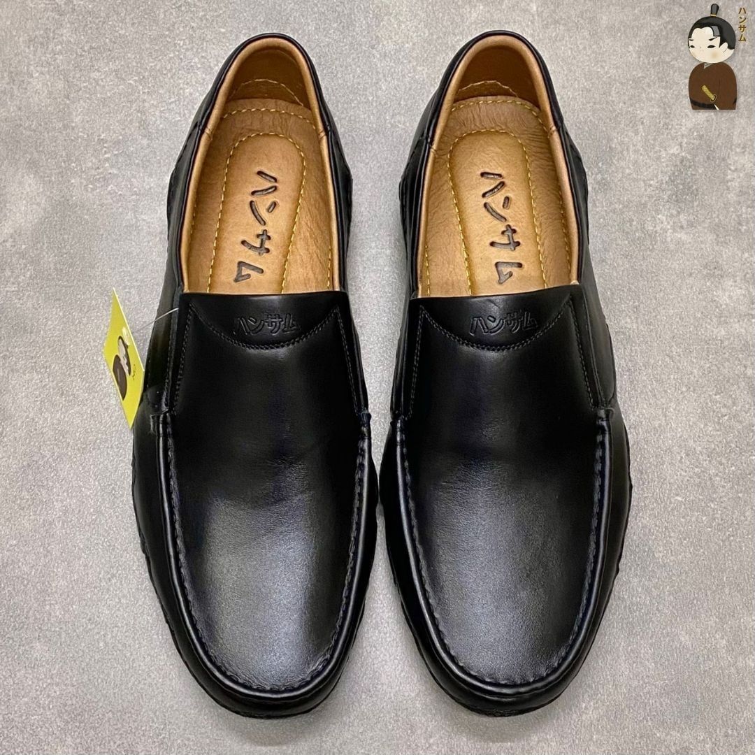  Hansamu Kai - Office Moccasin DGD14 Black 