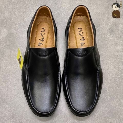 Giày lười Nam Hansamu Kai DGD14 màu Đen - Loafer da bò siêu bền