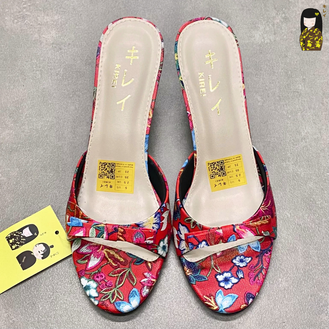  Kirei Biteki - Office Kitten Heel HH18 Red 