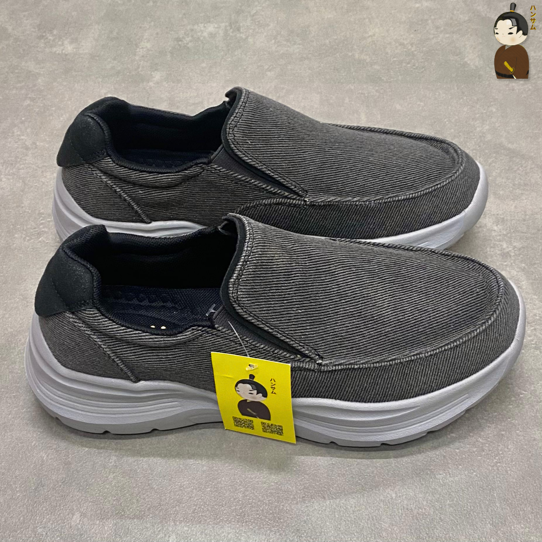  Hansamu Nin - Walk Slip-On BG09 Dark Grey 