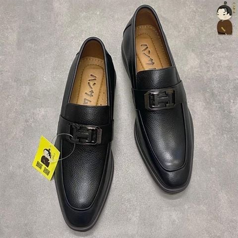 Giày lười Nam Hansamu Zen DGD06 màu Đen - Loafer công sở
