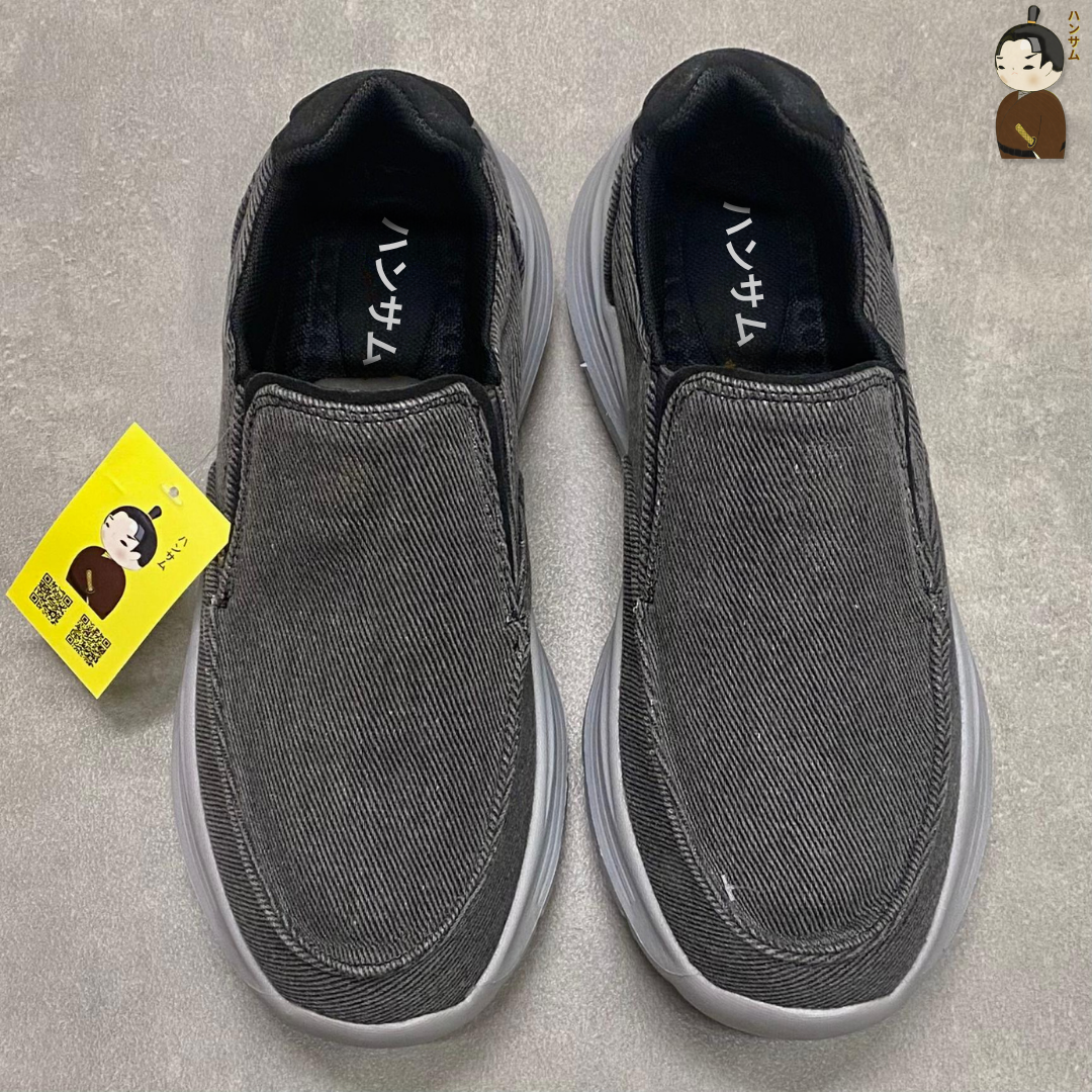  Hansamu Nin - Walk Slip-On BG09 Dark Grey 