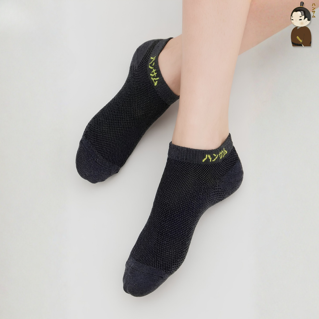  [Combo 5 đôi] Vớ Hansamu Shinobi active sock VNS01 D.Grey 