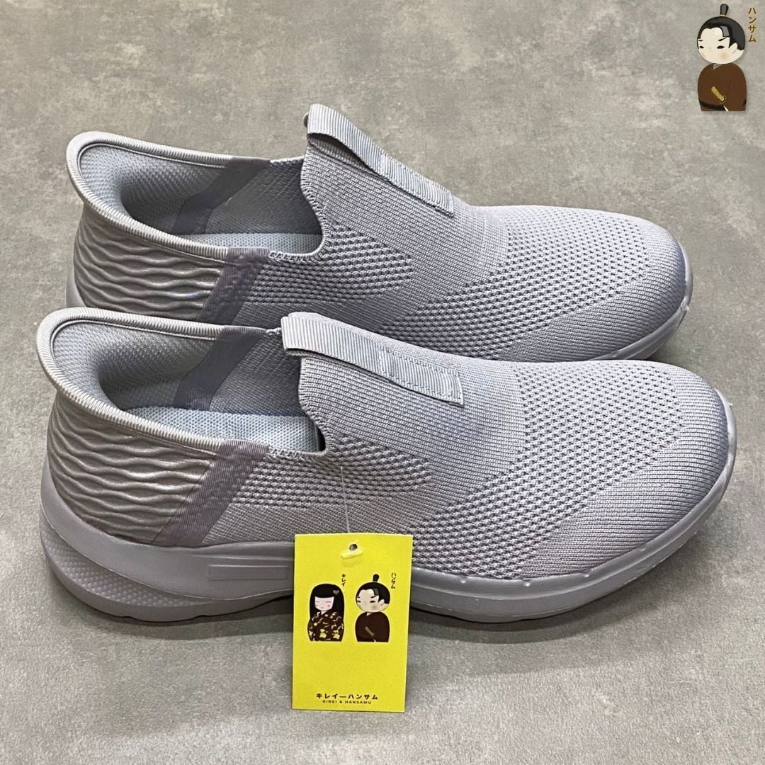  Hansamu Nin - Walk Sneakers BG12 Grey 