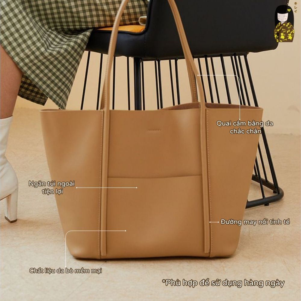  Kirei Yugen Tote Bag BGB1 L.Brown 