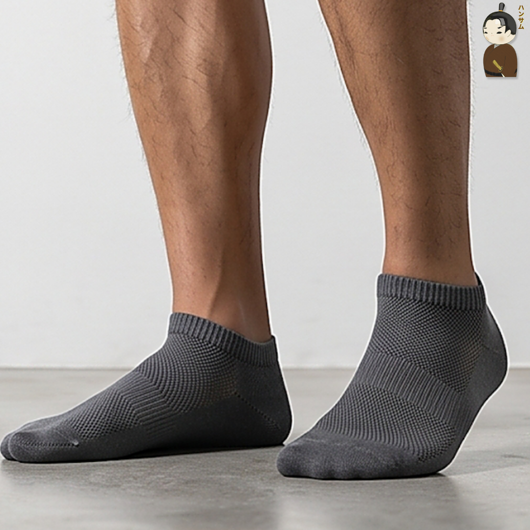  Combo 10 Đôi Vớ Daily Sock Bg14 D.Grey - Hansamu Shinobi 