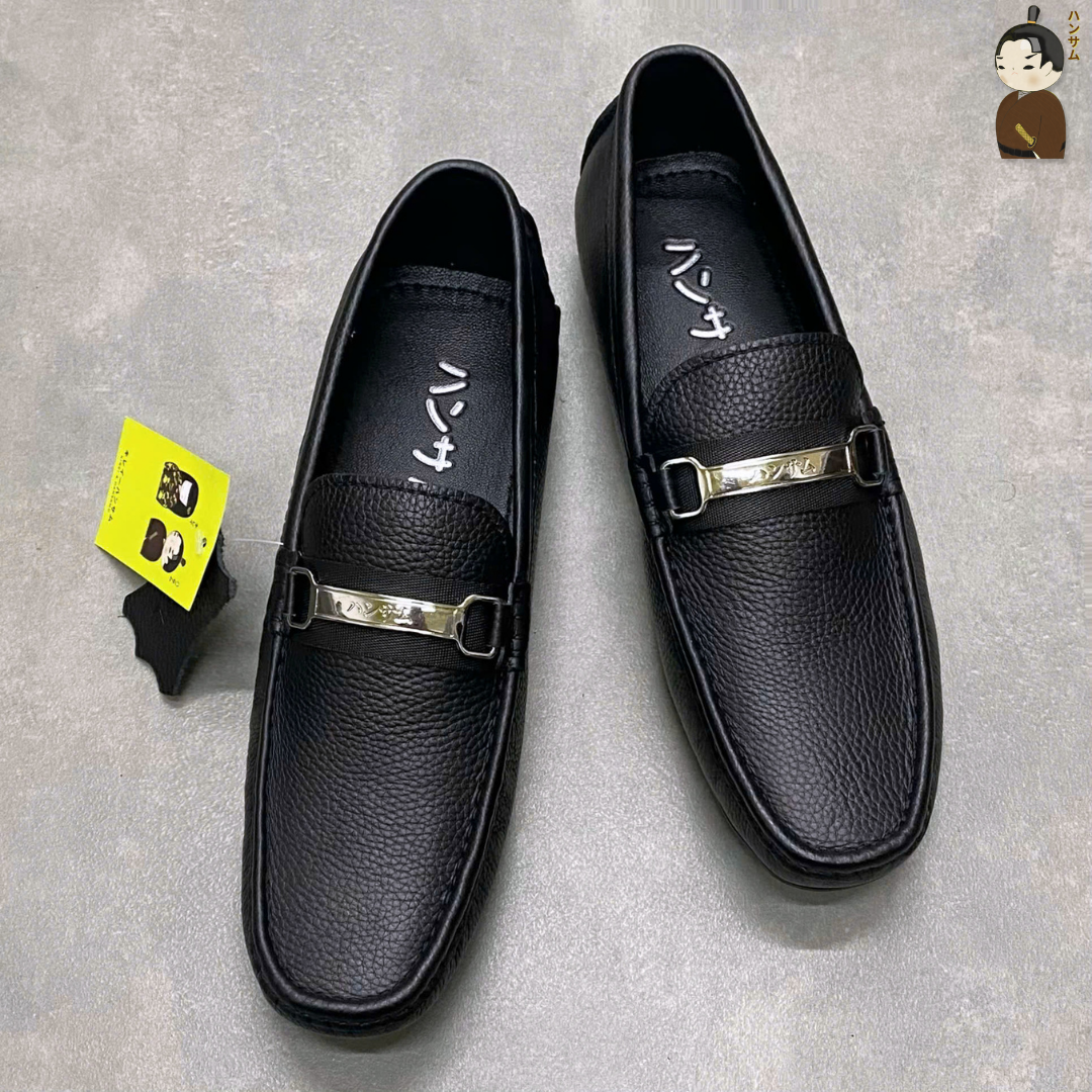  ハンサム海(HANSAMU KAI) - Penny Loafer HA04 Black 
