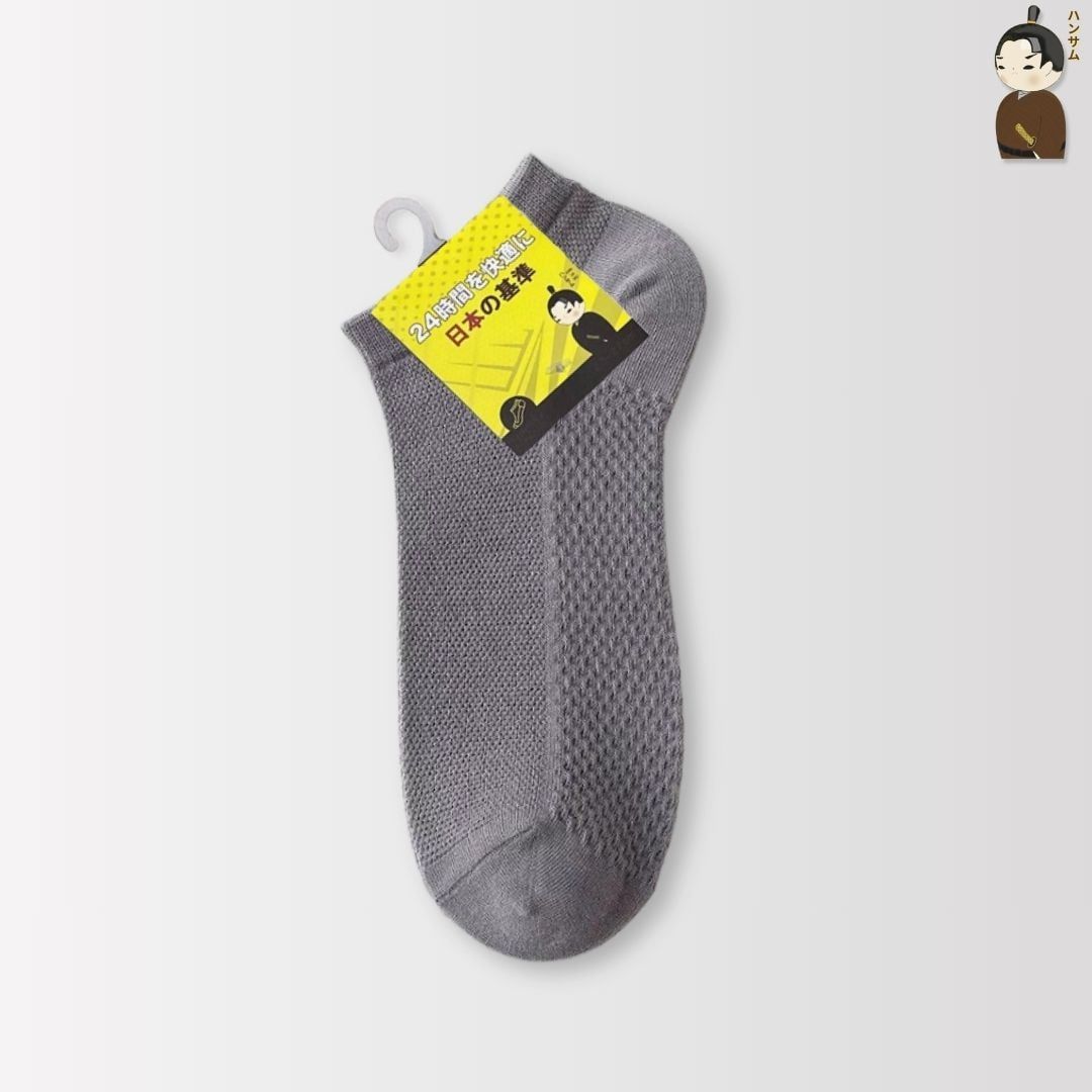  Combo 10 đôi vớ Hansamu Shinobi daily sock BG14 D.Grey 