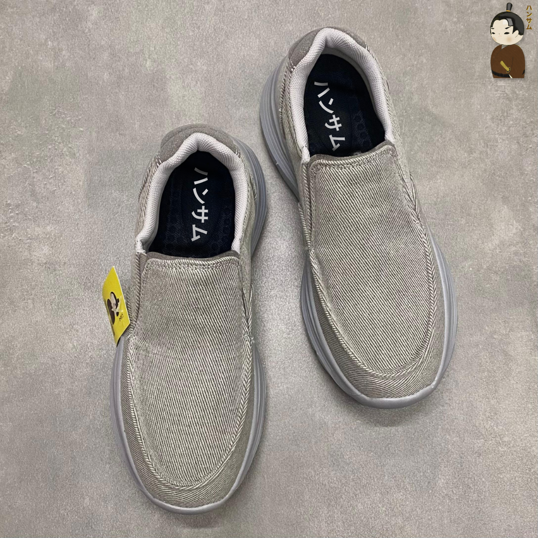 Hansamu Nin - Walk Slip-On BG09 Light Grey 