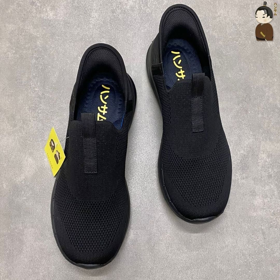  Hansamu Nin - Walk Sneakers BG12 All Black 