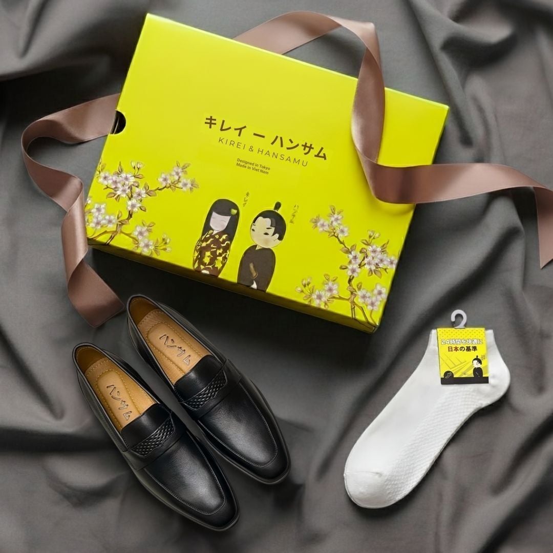  Hansamu Zen - Office Loafers DGD20 Black 