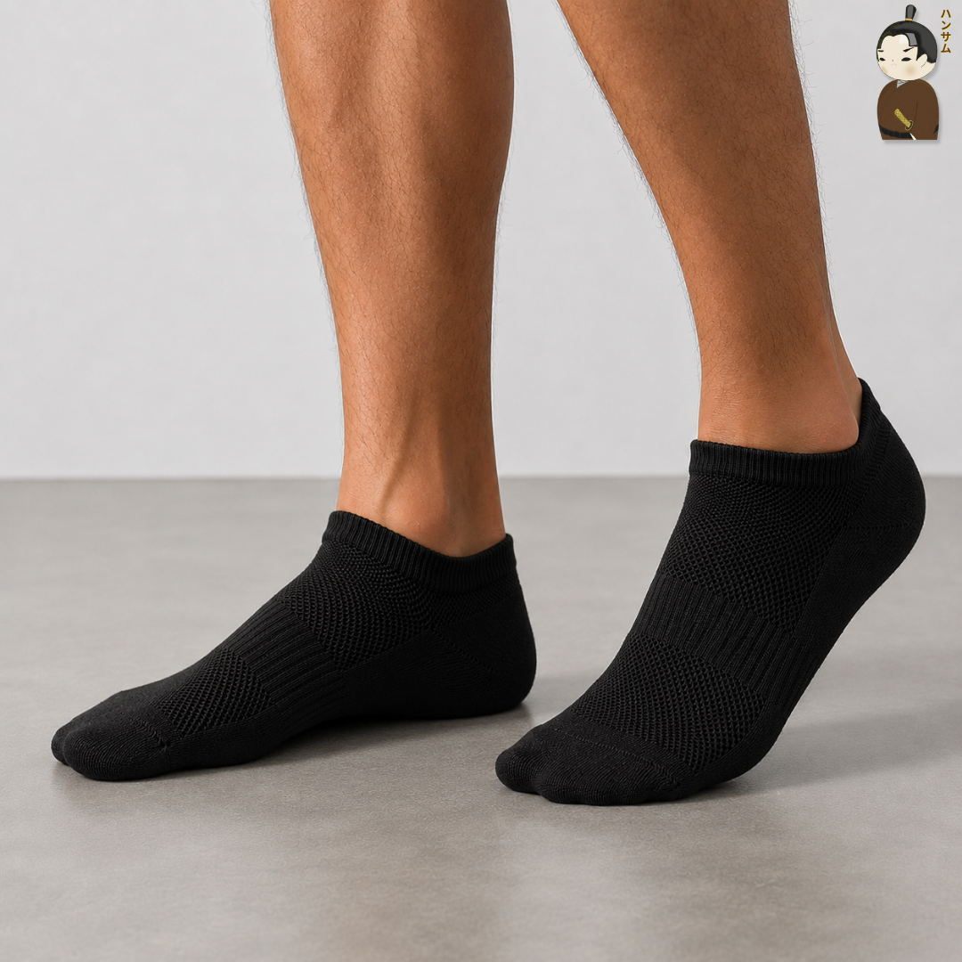  [Combo 15 đôi] Vớ Hansamu Shinobi daily sock BG14 Black 