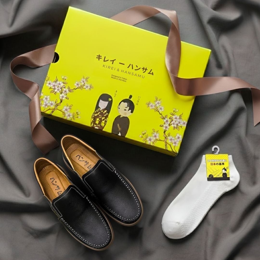  Hansamu Zen - Office Loafers DGD05 Black 