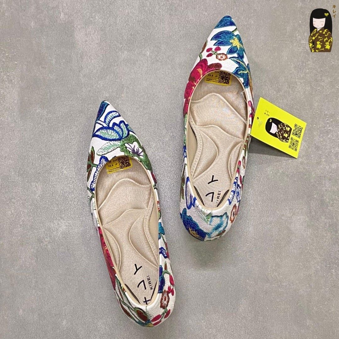  Giày cao gót nữ Kirei Biteki CP02 màu Trắng - Kitten heel công sở 