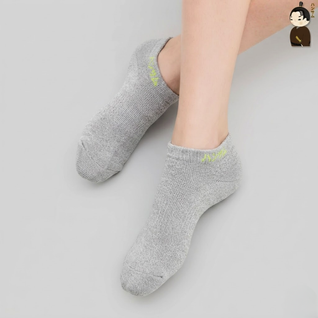  [Combo 13 đôi] Vớ Hansamu Shinobi active sock VNS01 L.Grey 