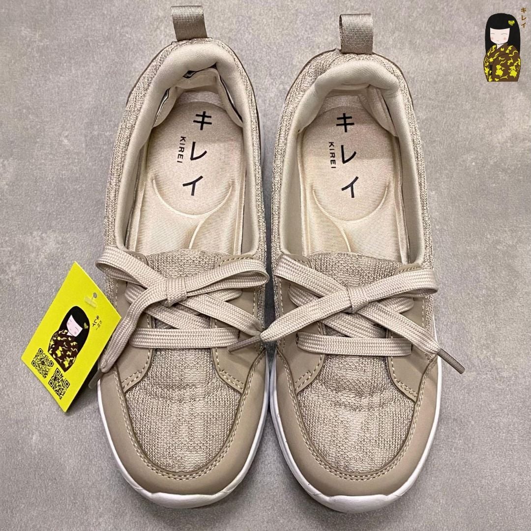  Giày đi bộ nữ Kirei Hime BG07 màu Be 