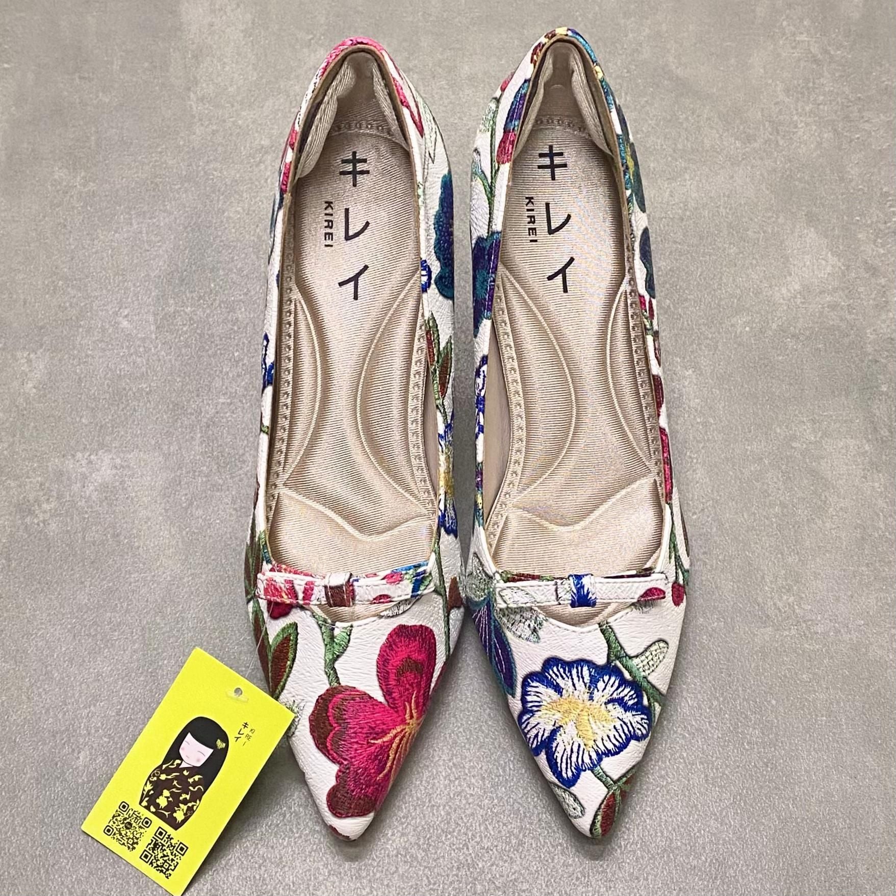  Giày cao gót nữ Kirei Biteki CP03 màu Trắng - Kitten heel công sở 