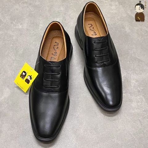 Giày lười Nam Hansamu Zen DGD02 màu Đen - Oxford công sở