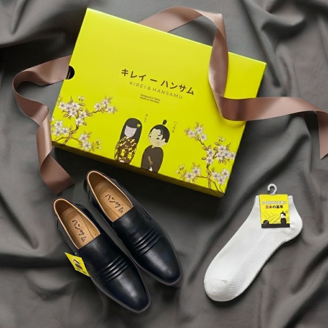  Hansamu Zen - Office Loafers DGD07 Black 