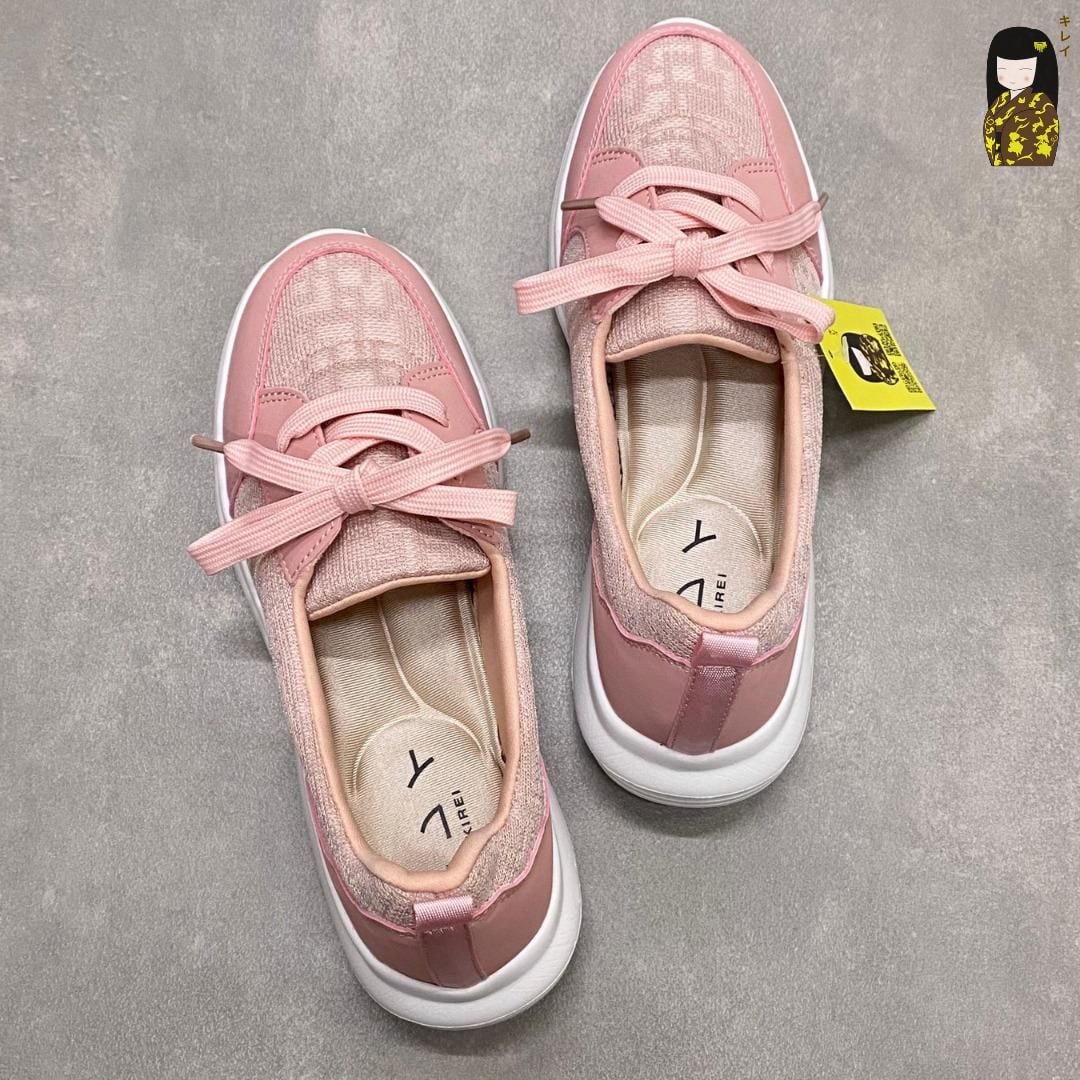  Kirei Hime - Walk Sneakers BG07 Pink - Giày Thể Thao Nữ Phong Cách Nhật - Đế Phylon siêu nhẹ 