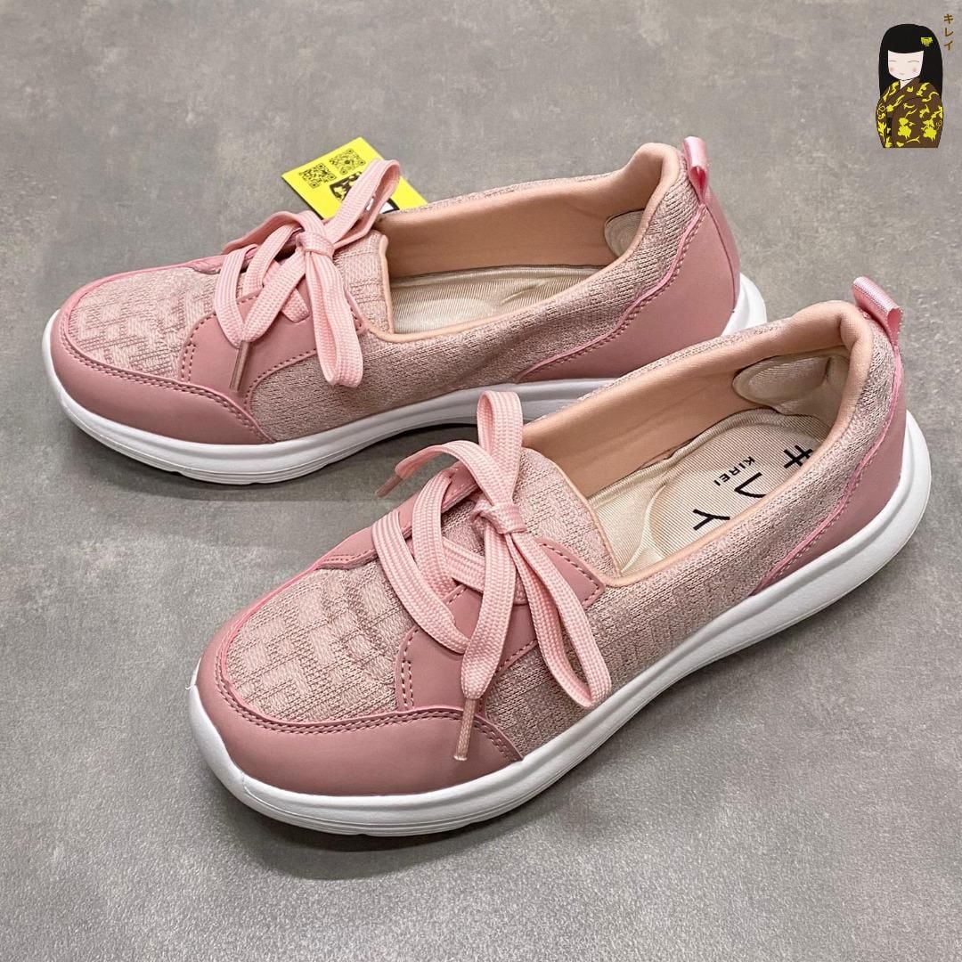  Kirei Hime - Walk Sneakers BG07 Pink - Giày Thể Thao Nữ Phong Cách Nhật - Đế Phylon siêu nhẹ 