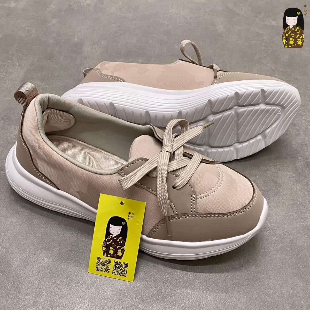  Kirei Hime - Walk Sneakers BG8 Beige Camo 