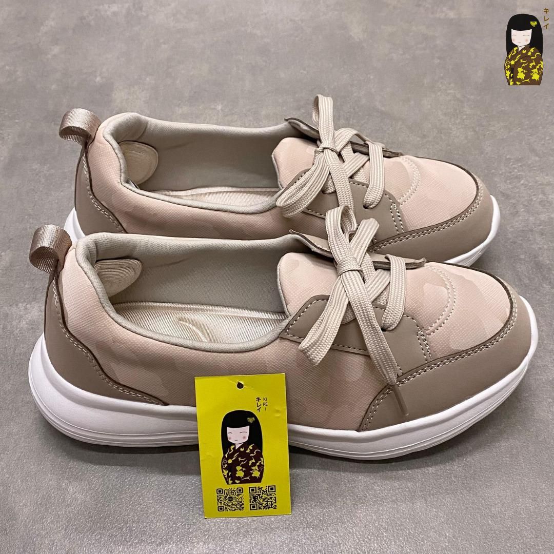  Kirei Hime - Walk Sneakers BG8 Beige Camo 