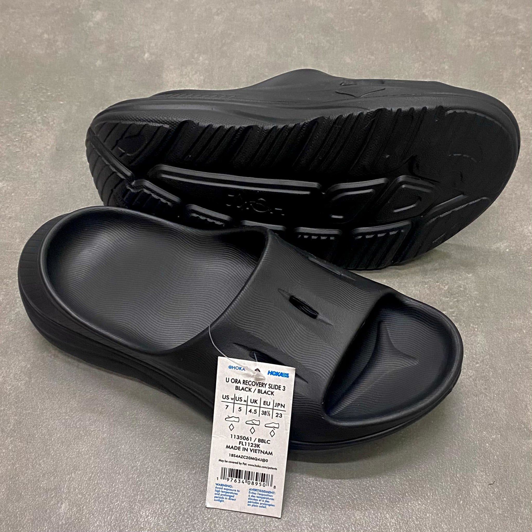  Dép Hoka Ora Recovery Slide 3 DD Đen 