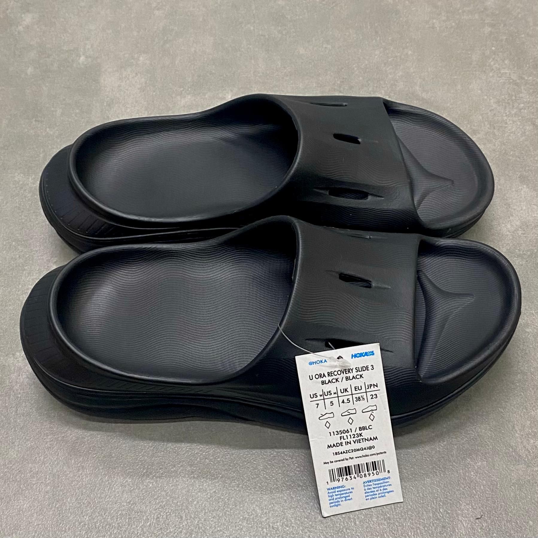  Dép Hoka Ora Recovery Slide 3 DD Đen 