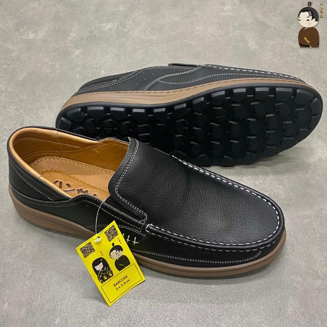  Hansamu Zen - Office Loafers DGD05 Black 