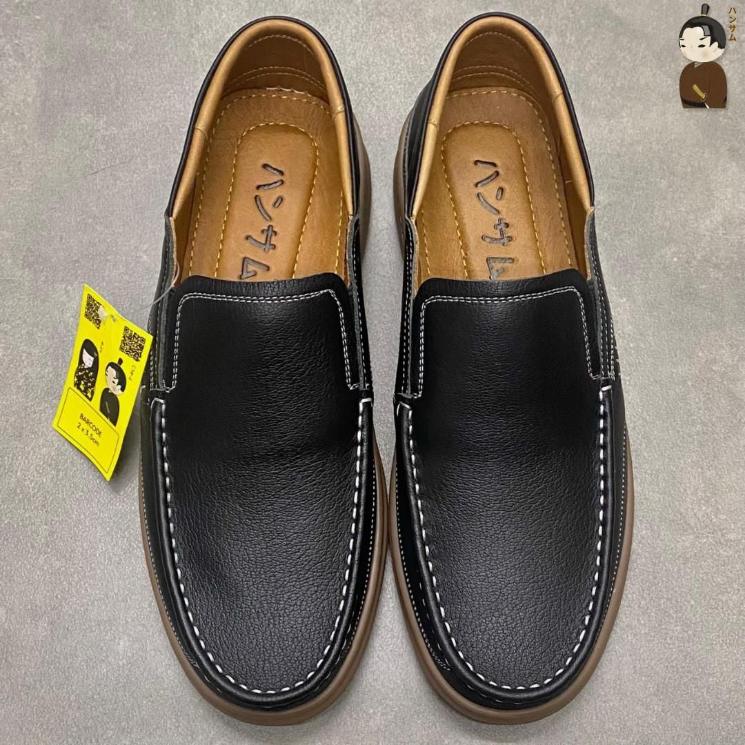  Hansamu Zen - Office Loafers DGD05 Black 